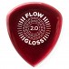 Dunlop Flow Gloss 2.00mm Picks, Pack of 3 front