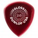 Dunlop Flow Gloss 2.00mm Picks, Pack of 3 back