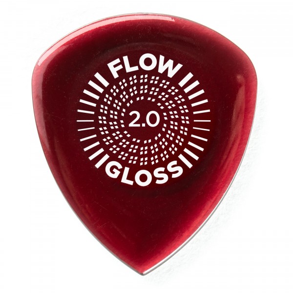 Dunlop Flow Gloss 2.00mm Picks, Bag of 12 front