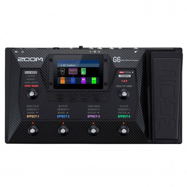 Zoom G6 Guitar Multi-Effects- Front