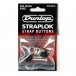 Dunlop Straplok Dual Design Strap Buttons, Nickel bag