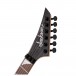 Jackson DK2X Dinky HT, Gloss Black - Headstock