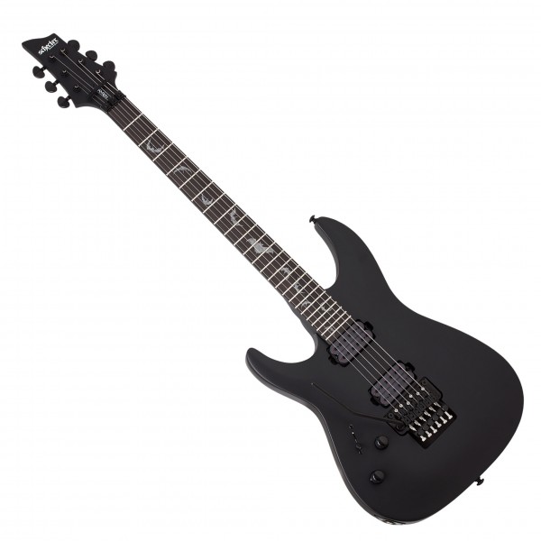 Schecter Damien-6 FR Left Handed, Satin Black