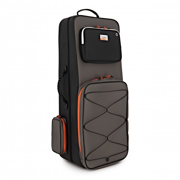 BAM Peak Performance Tenor Saxophone Case, Black and Grey