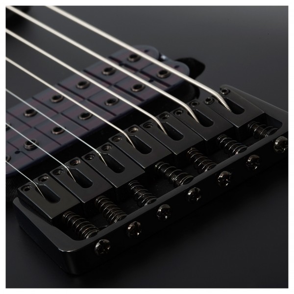 Schecter Damien-7 Left Handed, Satin Black Bridge