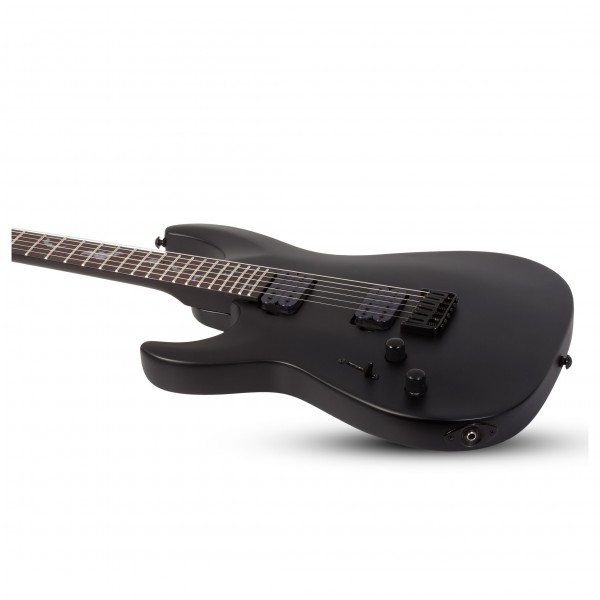 Schecter Damien-6 Left Handed, Satin Black Body