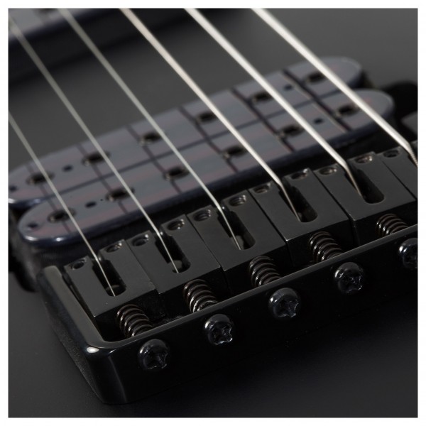 Schecter Damien-6 Left Handed, Satin Black Bridge