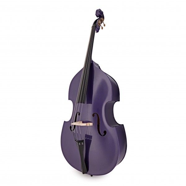 Stentor Rockabilly Double Bass, Purple, 3/4 at Gear4music