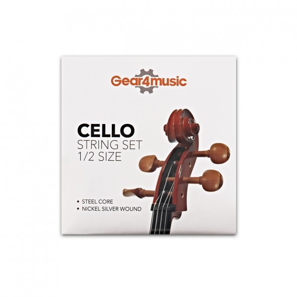 Student 1/2 Size Cello with Case + Beginner Pack, Blue