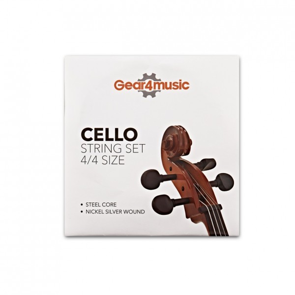 Student Full Size Cello Beginner Pack by Gear4music, Purple