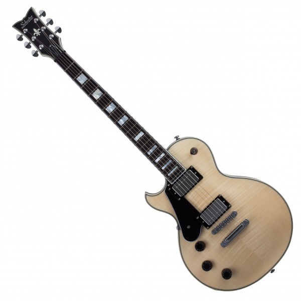 Schecter Solo-II Custom Left Handed, Gloss Natural/Black Back