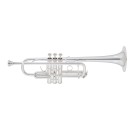 Bach Stradivarius C180SL239 C Trumpet, Silver Plated