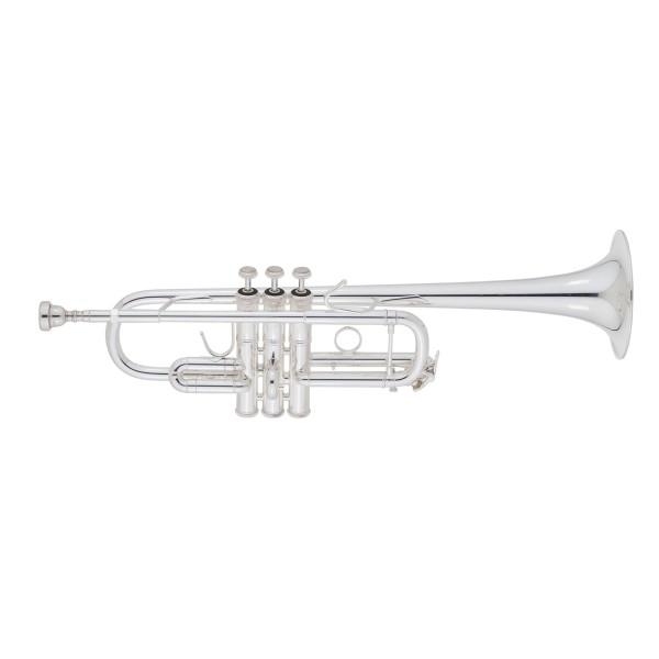 Bach Stradivarius C180SL239 C Trumpet, Silver Plated 1