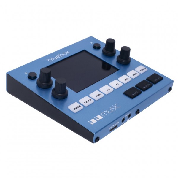 Bluebox Compact Digital Mixer and Recorder - Side View 