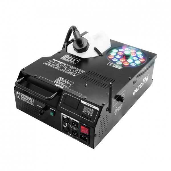 Eurolite NSF-350 Vertical Fog Machine with LEDs - Front Angled Right