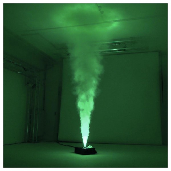 Eurolite NSF-350 Vertical Fog Machine with LEDs - Fog Column Lit Green