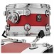 Natal Cafe Race Extreme 22'' 3pc Shell Pack, Matte White w/Red Stripe