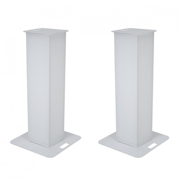 Eurolite 100cm Stage Stands with Cover and Bag, White - Front