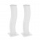 Eurolite 150cm Curved Stage Stands with Cover and Bag, White
