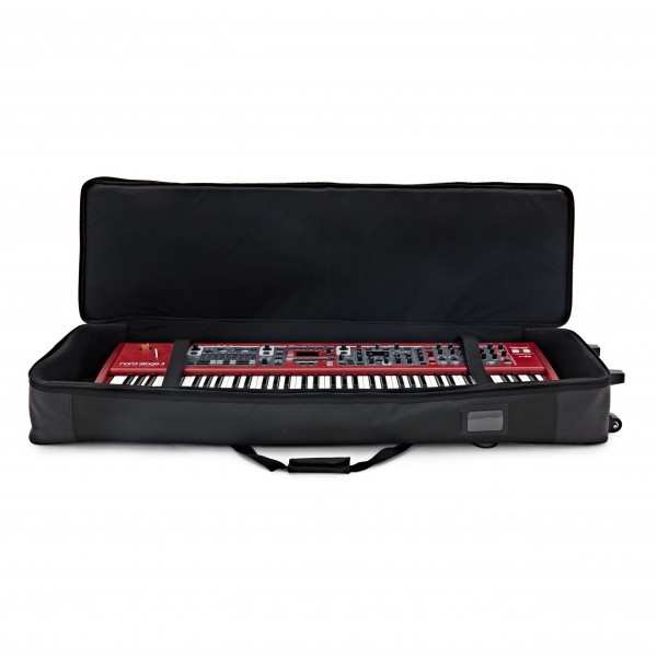 76 Key Keyboard Case with Wheels by Gear4music