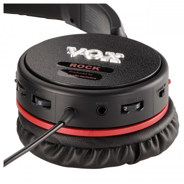 Vox Rock Guitar Headphones controls