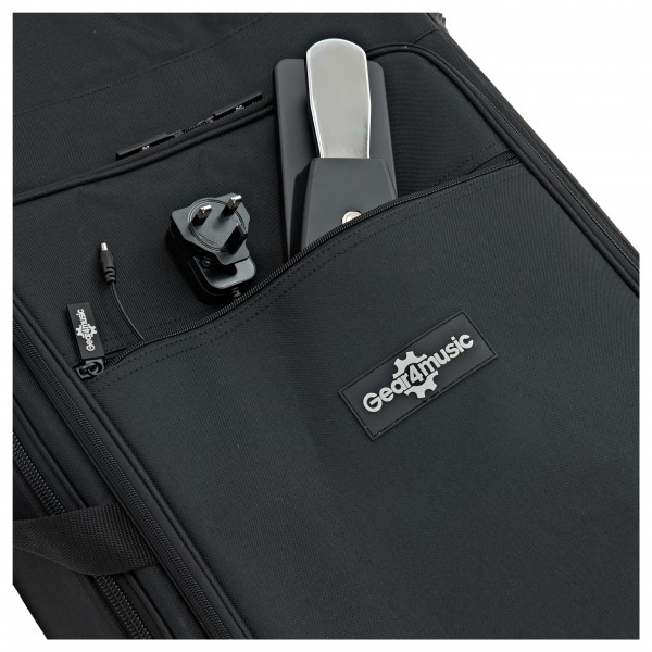 88 Key Keyboard Case with Wheels by Gear4music