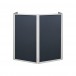ADJ Event Facade II WH Booth Screen, White - Front with Black Scrims