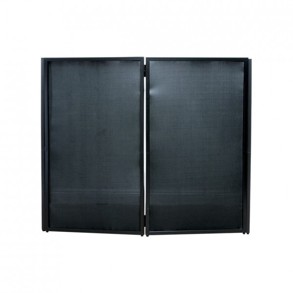 ADJ Event Facade II BL Booth Screen, Black - Front with Black Scrim