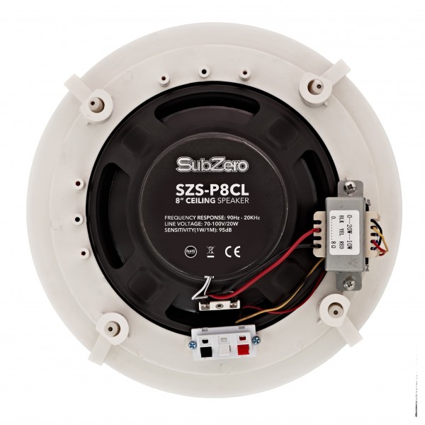 SubZero 120W 100V PA Bluetooth Ceiling Speaker System