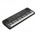 Yamaha PSR E360 Portable Keyboard, Black, Side