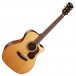 Cort Gold-A6 Electro Acoustic, Natural Glossy - Front View