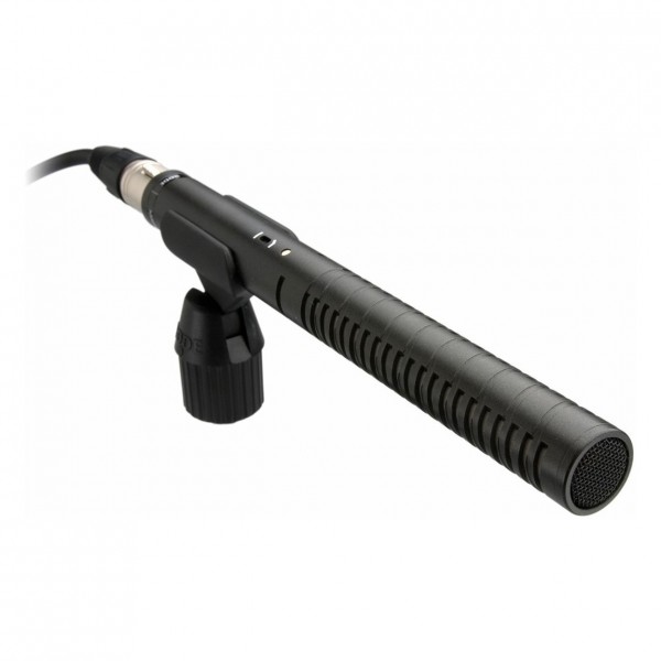Rode NTG-1 Shotgun Condenser Microphone - Angled