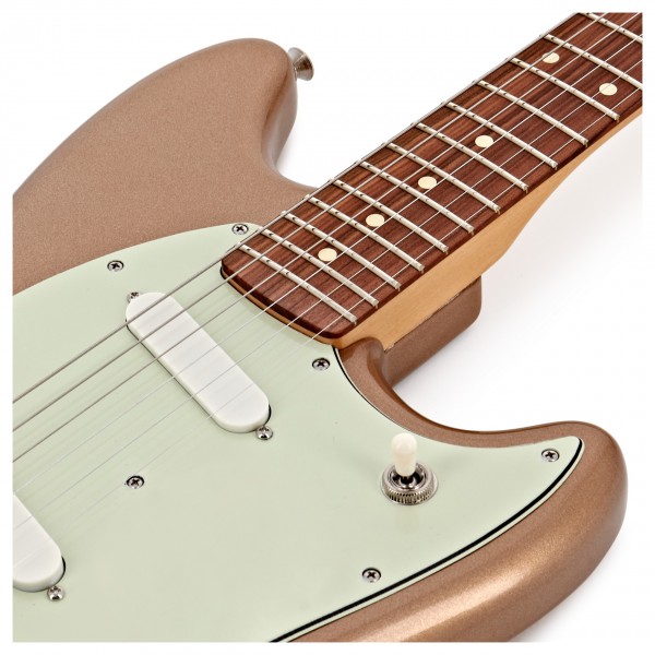 Fender Player Mustang PF, Firemist Gold at Gear4music