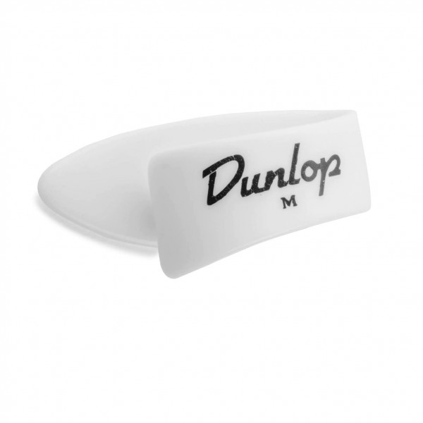 Dunlop Thumbpick Medium White - Front View