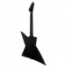 ESP LTD EX Black Metal, Black Satin back