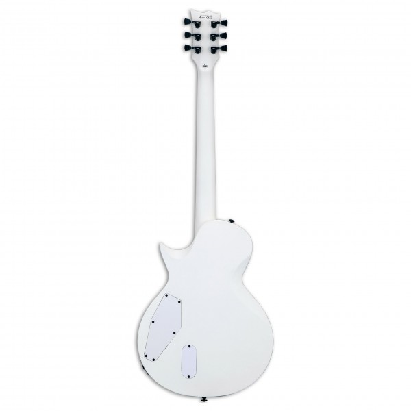ESP LTD EC Arctic Metal, Snow White Satin back