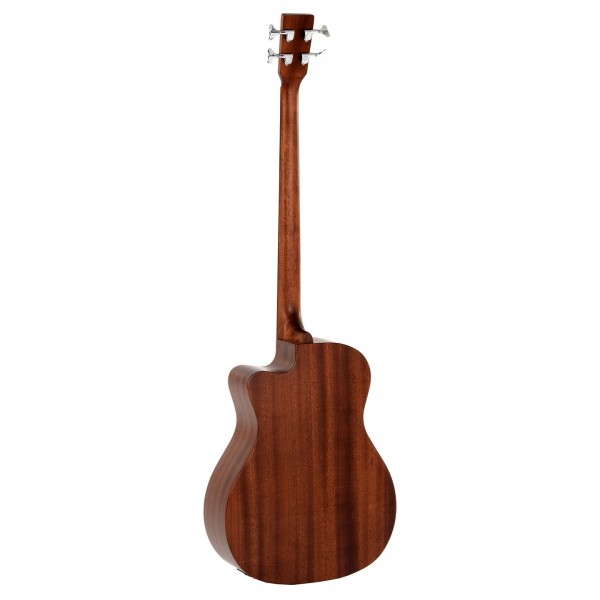 Sigma BMC-15E Electro Acoustic Bass, Natural - Rear View