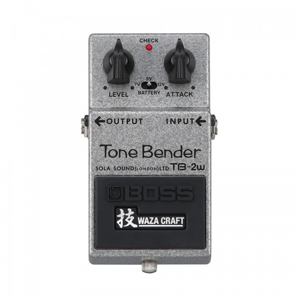 Boss TB-2W Waza Craft Tone Bender Fuzz Pedal- Front