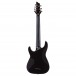 Schecter C-7 Blackjack, Black back