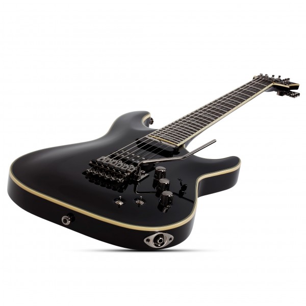 Schecter C-1 FR-S Blackjack, Black angle