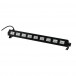 Eurolite Bar-9 UV LED Light Bar - Front Angled Left