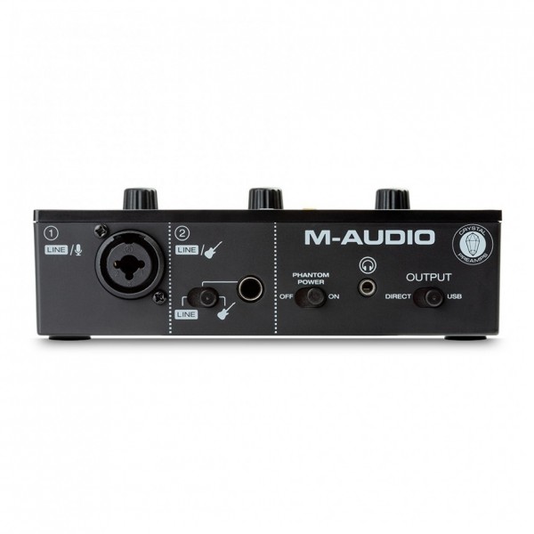 M-Track Audio Interface - Front Panel