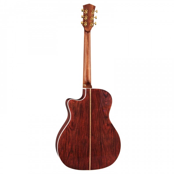 Cort Gold-A8 Electo Acoustic, Light Burst - Rear View