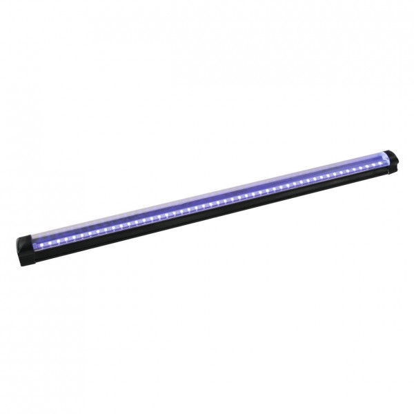 Eurolite UV-Bar 48 LED UV Bar, 60cm - Front Angled Lit