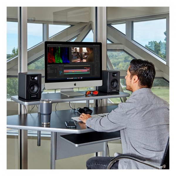 BX4 Studio Monitors - Lifestyle