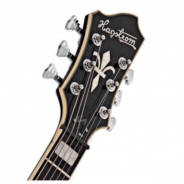 Hagstrom Viking Deluxe Baritone, Black Gloss