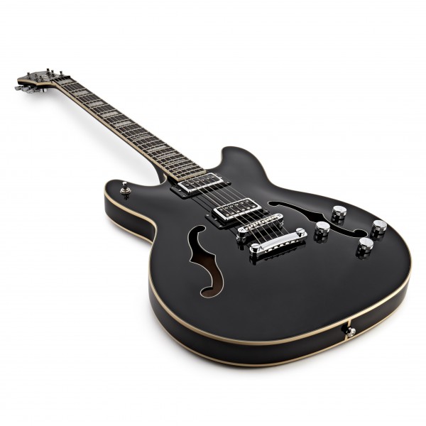 Hagstrom Viking Deluxe Baritone, Black Gloss