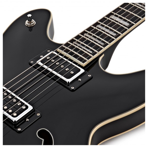 Hagstrom Viking Deluxe Baritone, Black Gloss