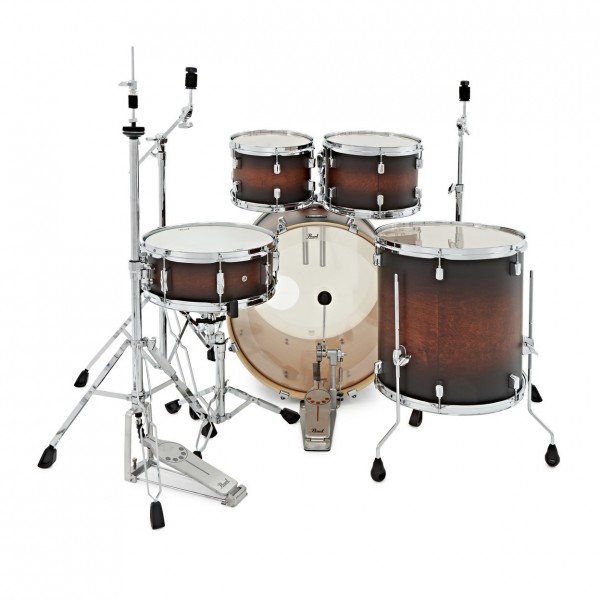 Pearl Decade Maple 22'' Am Fusion Shell Pack, Satin Brown Burst - Back