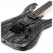 Jackson Pro Dinky Modern Ash FR6, Black & White